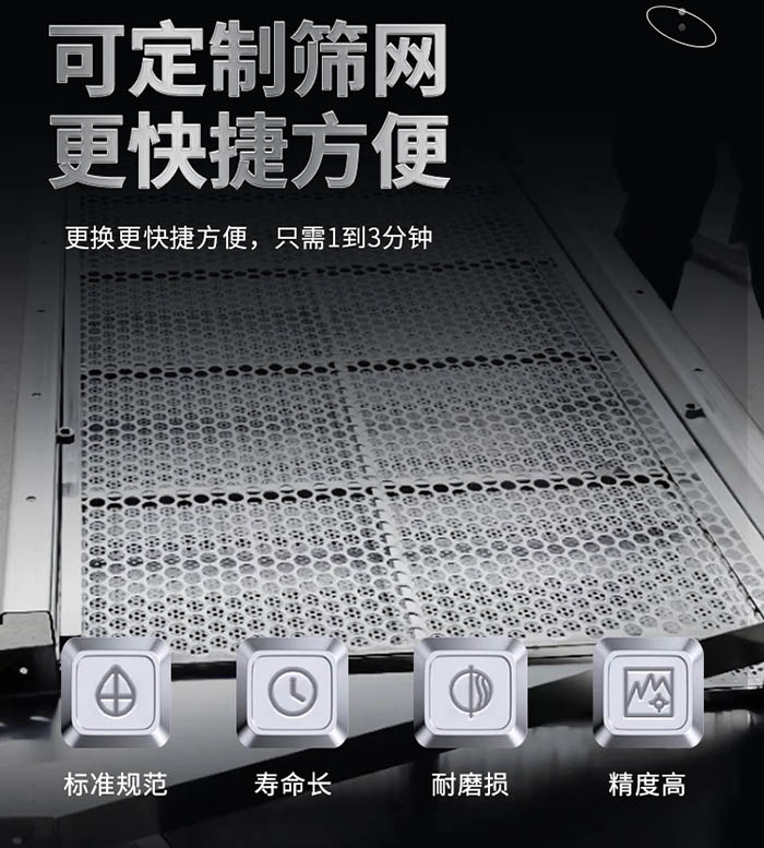 糧食振動篩組成部分篩網(wǎng)