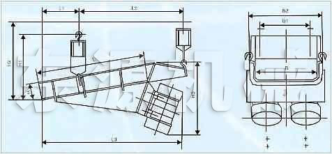GZG電機(jī)振動(dòng)給料機(jī)安裝示意圖